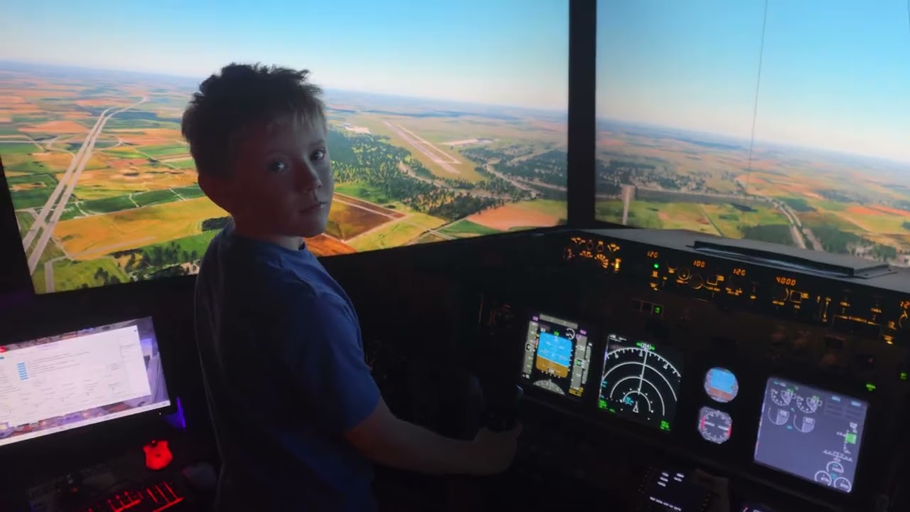 Owen flying near Scott AFB