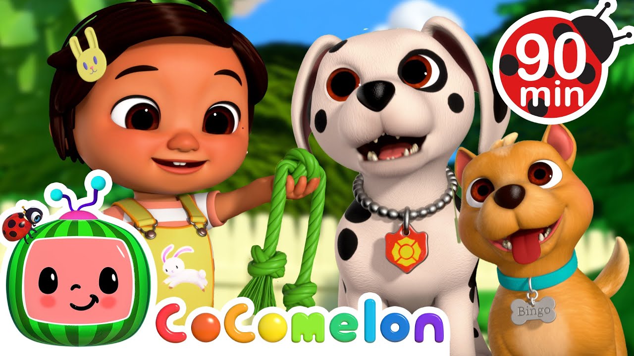 Puppy Play Care with Nina! 🐶 | CoComelon | Animals for Kids | Sing Along | Learn about Animals