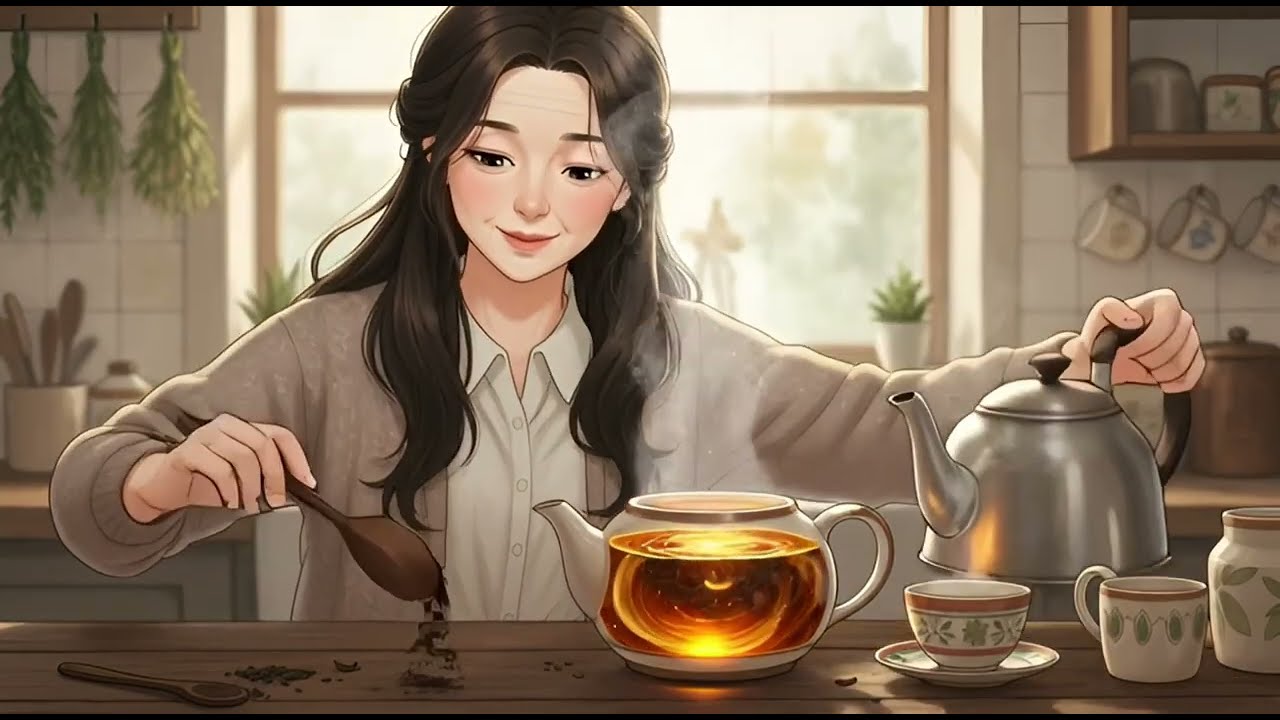 Rainy Porch Evenings | Steeping Tea and Listening to Distant Thunder 🌧️ | Slow Living ASMR Story