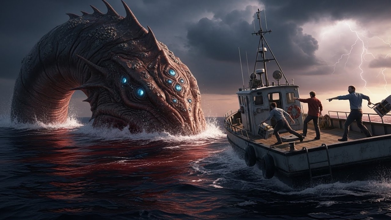 O mar esconde um segredo vivo — e ele está faminto 🐙🩸