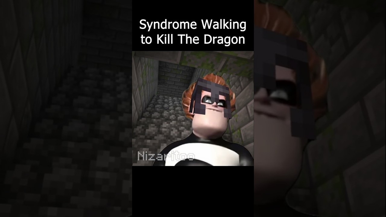 Syndrom Walking To Kill The Ender Dragon. #minecraft #memes #shorts #nizaritoo