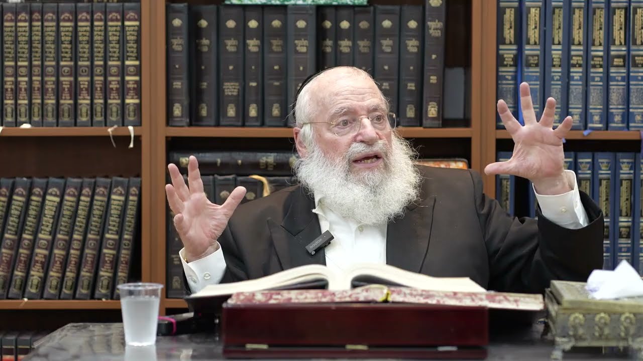 שיעור באידיש: שכר בית בחזקת בדוק - רוב וחזקה כשיכול לברר  - מאת מרן הרב אשר וייס שליט