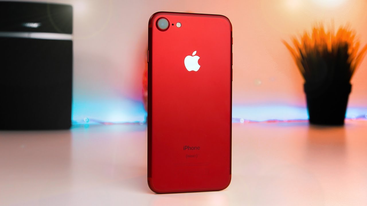 Découverte de l'iPhone 7 Edition Spéciale (RED) d'Apple
