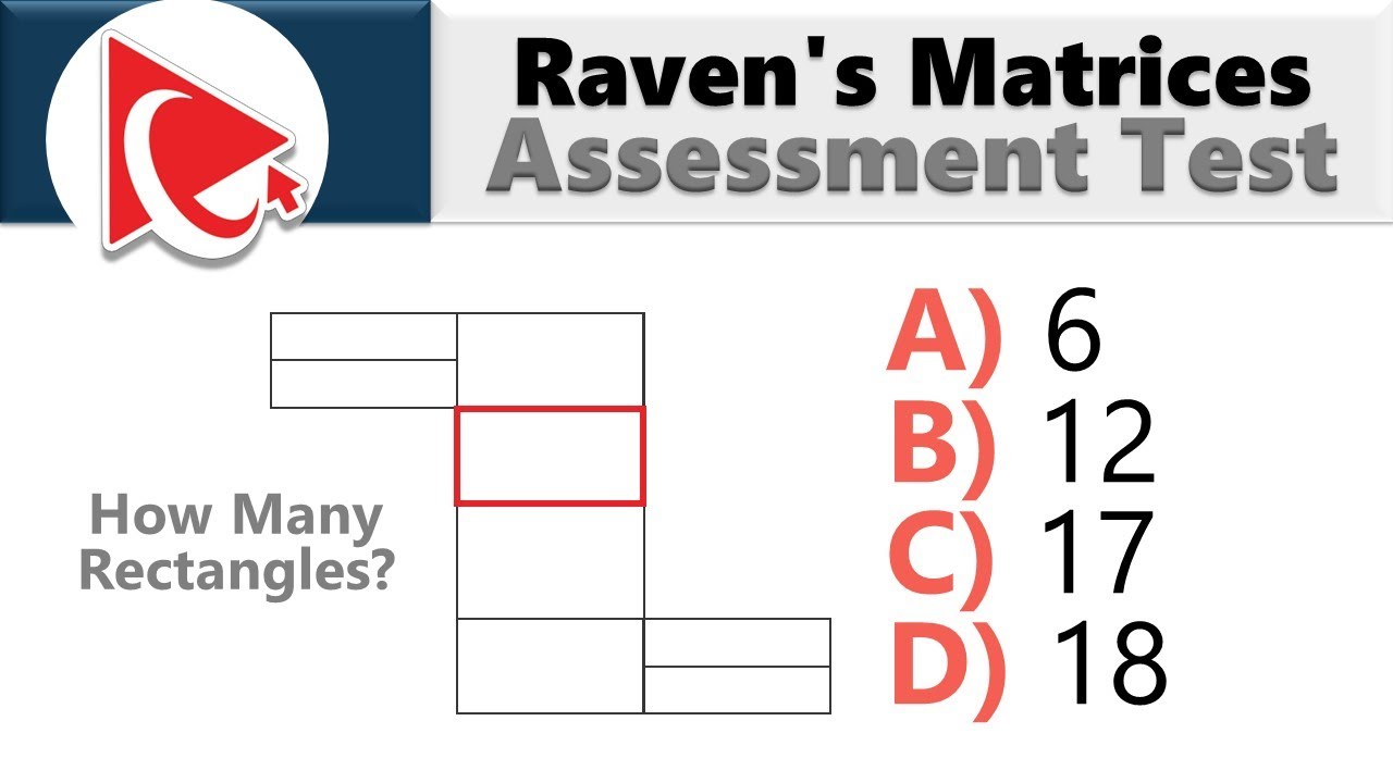 How to Pass RAVEN PROGRESSIVE MATRICES TEST - Questions and Answers with Solutions