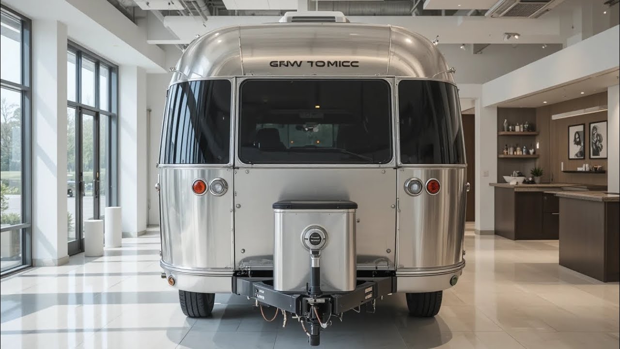 GMC Airstream 2026 – футуристический роскошный кемпер, созданный для незабываемых путешествий.