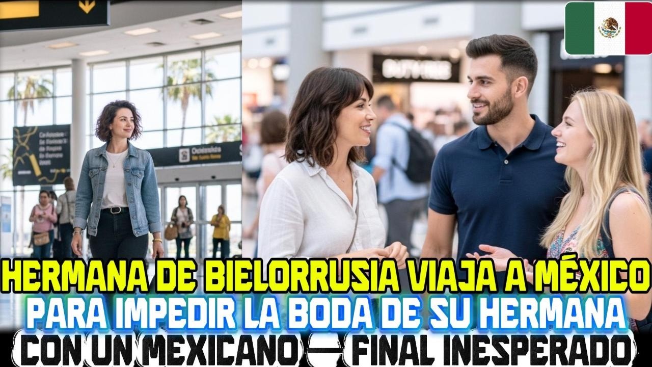 Hermana de Bielorrusia viaja a México para impedir boda — final impactante