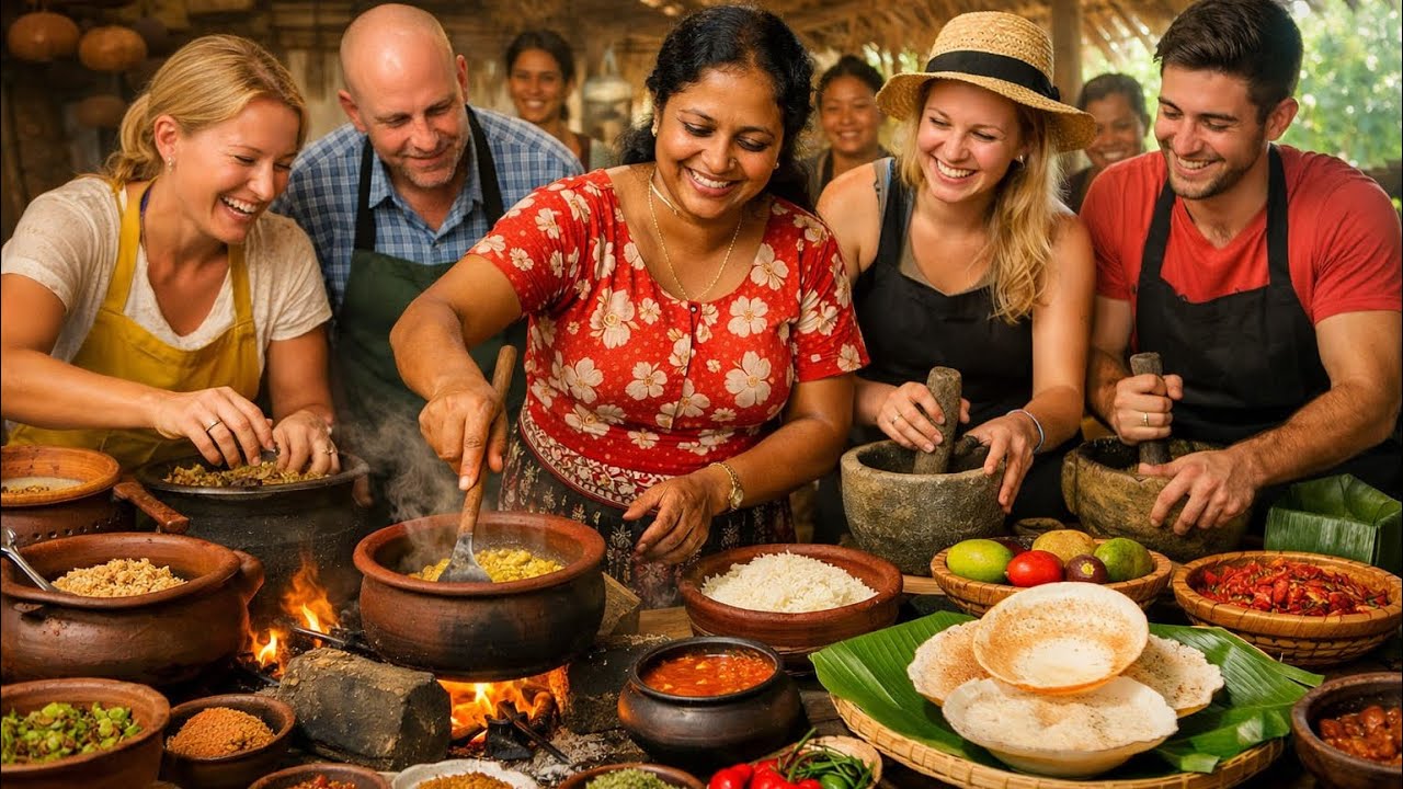 Sri Lankan Home Cooking Class for Tourists 🇱🇰 | Authentic Local Food Experience