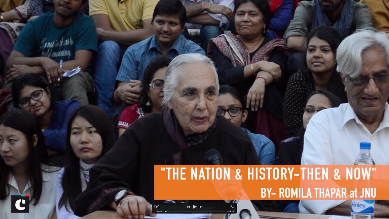 Lecture on Nationalism at JNU by Romila Thapar
