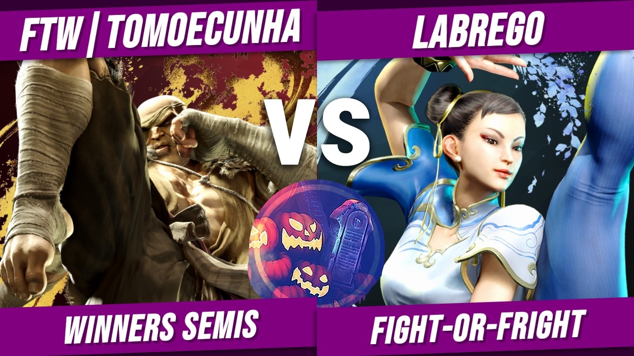 FTW|tomoeCunha VS Labrego - Winners-Semifinal - Fight or Fright 4| Sagat vs Chun Li