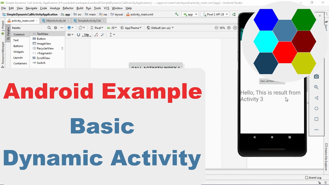 Create Basic Dynamic Activity - Beginner Example
