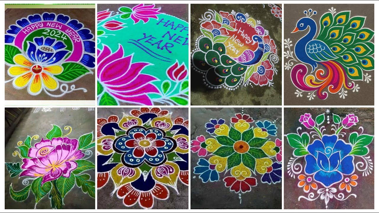Rangoli design new year 2026 | Muggulu designs 2026|rangoli designskolam design #rangoli #muggulu