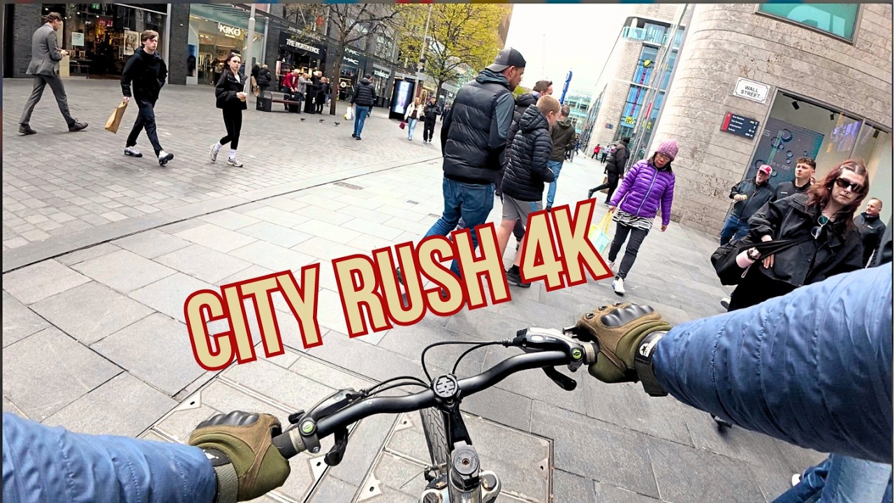 Cycling Liverpool City Centre | 4K POV Bike Ride