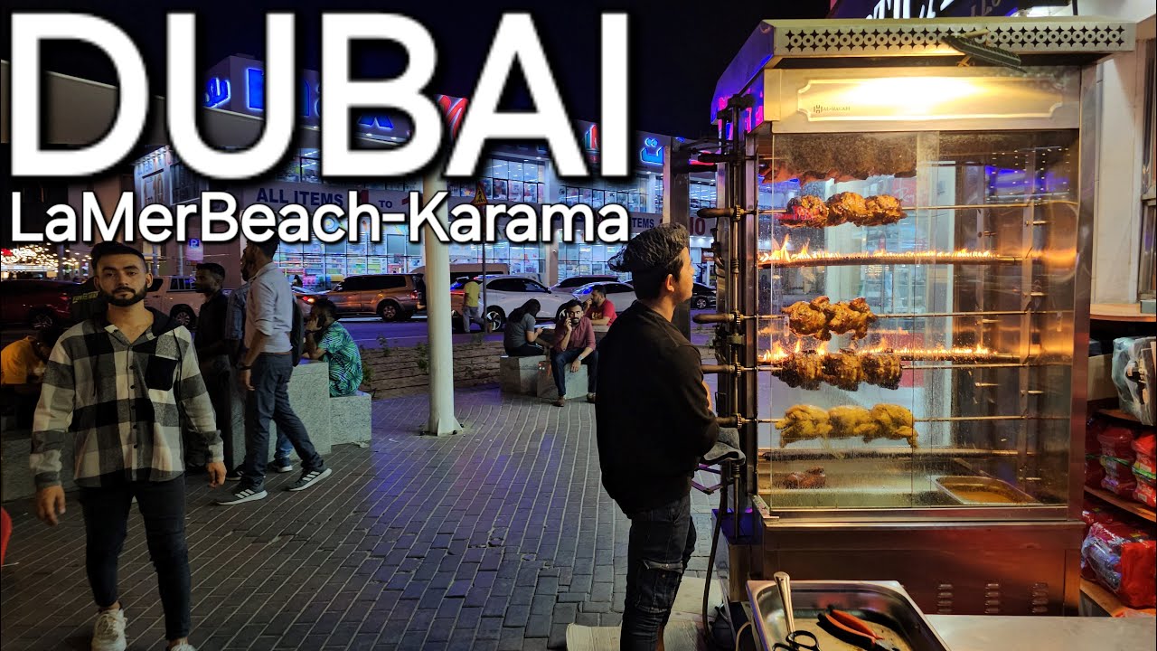 930pm Dubai UAE Walk +Bus Ride: Jumeirah 