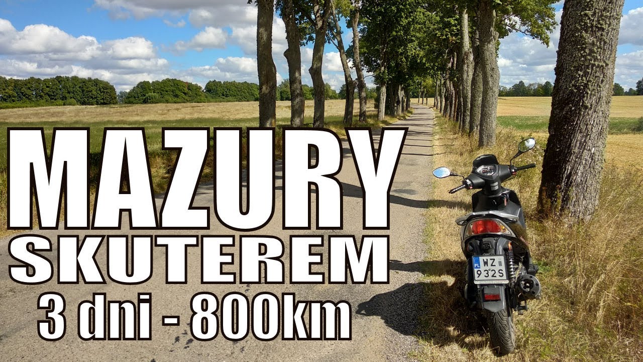 Skuterem na Mazury - Wrzesień 2022 - KYMCO AGILITY CITY 125