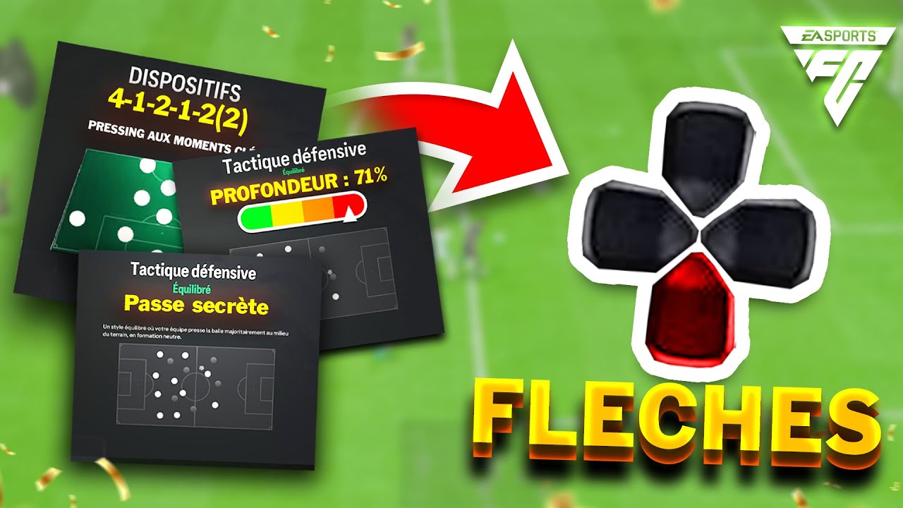 Les *FLÈCHES* MEILLEURES que les TACTIQUES PERSO sur FC 24 ?! 😱