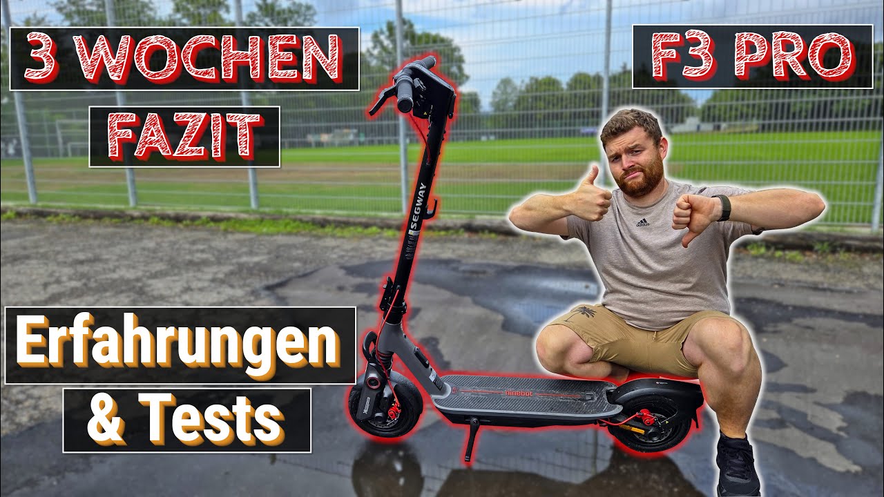 Alltagstest - Nervige Schwächen und überraschende Stärken - Segway Ninebot F3 Pro D