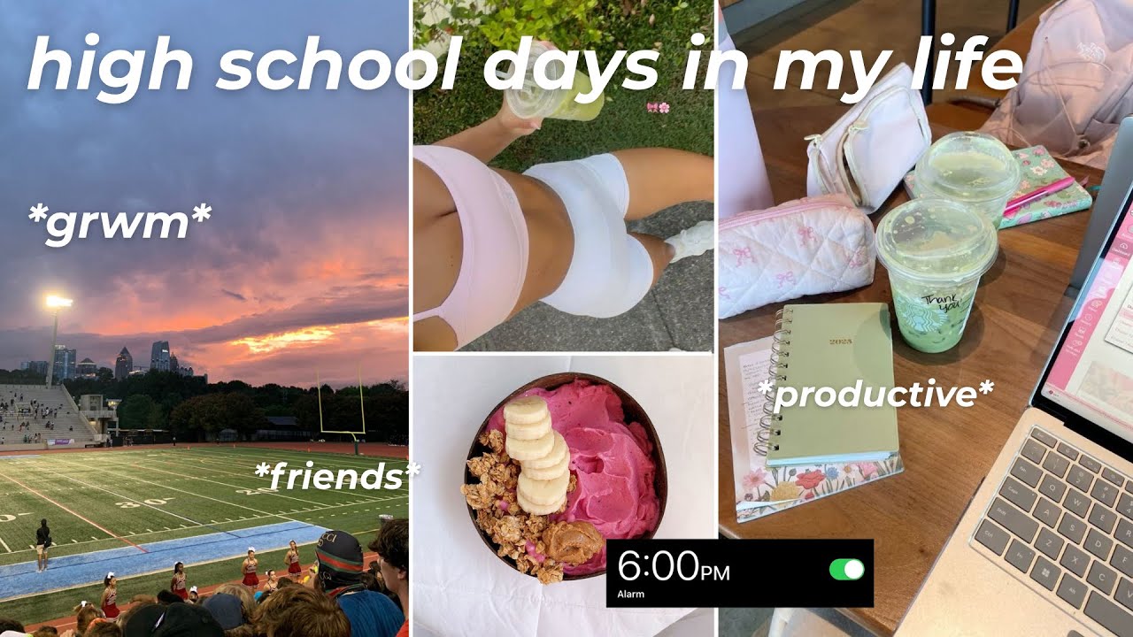 high school week in my life vlog *productive + fun*