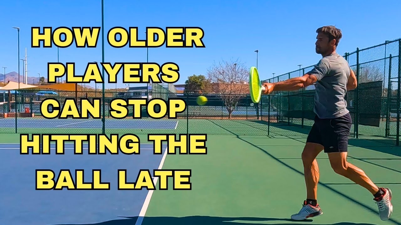 How to contact the ball out in front (older players)