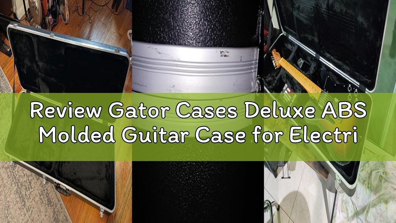 Review Gator Cases Deluxe ABS Molded Guitar Case for Electric Bass Guitars (GC-BASS)