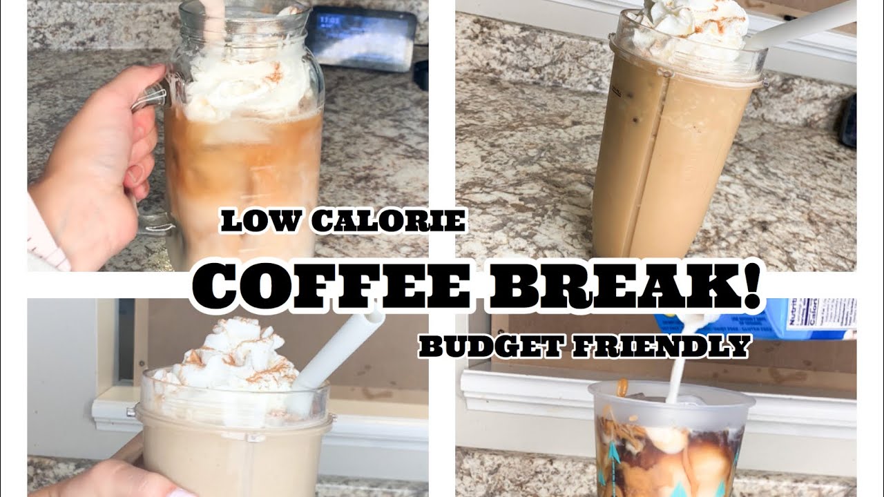 BE YOUR OWN BARISTA! LOW CALORIE, BUDGET FRIENDLY COFFEE AT HOME // FRAPPUCCINO, CHAI LATTE | 2020