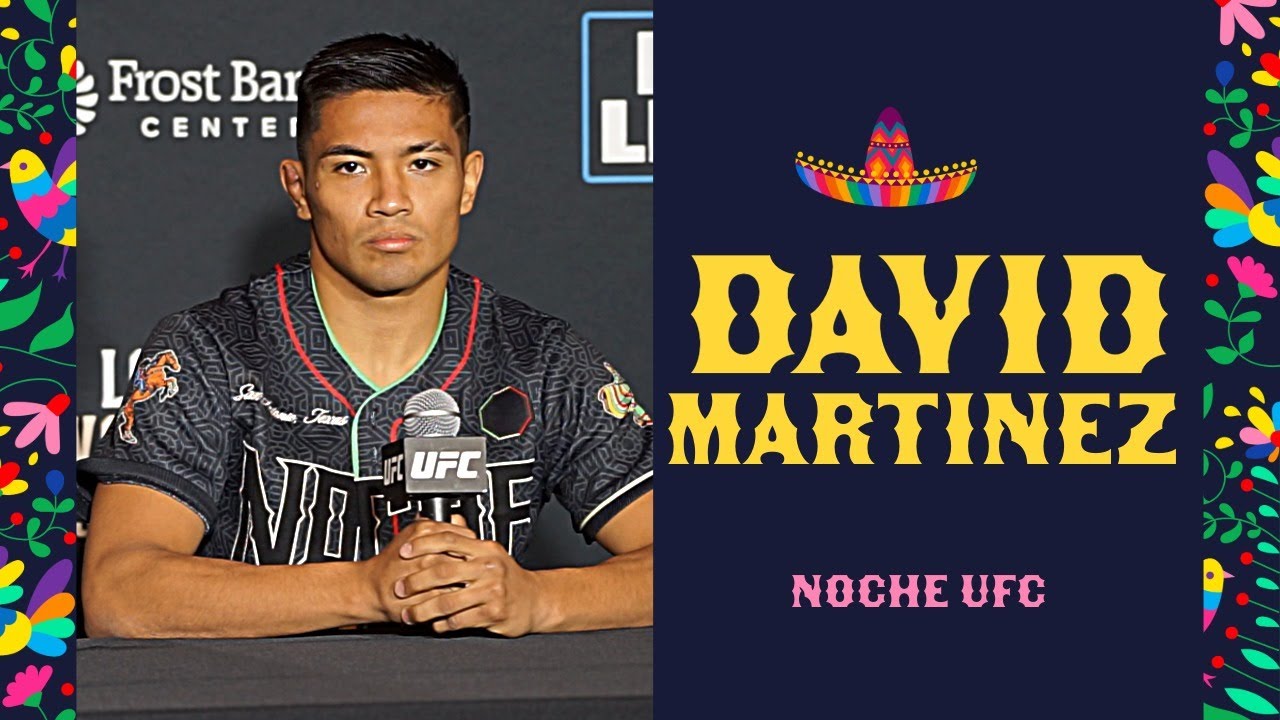David Martinez predicts ‘war’ with Rob Font at Noche UFC