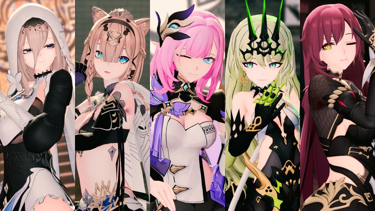 【MMD】疑心暗鬼【Honkai impact 3 (崩壞3rd) 愛莉希雅 Elysia、伊甸 Eden、帕朵菲莉絲 Pardofelis、梅比烏斯 Mobius、阿波尼亞 Aponia】