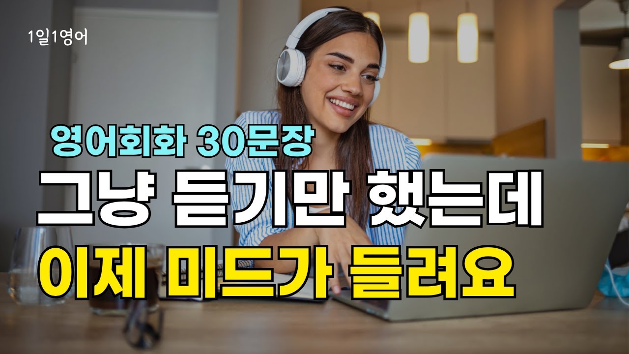 334 그냥 듣기만 했는데 미드가 잘 들려요 | 영어회화 30문장 | 생활영어 듣기