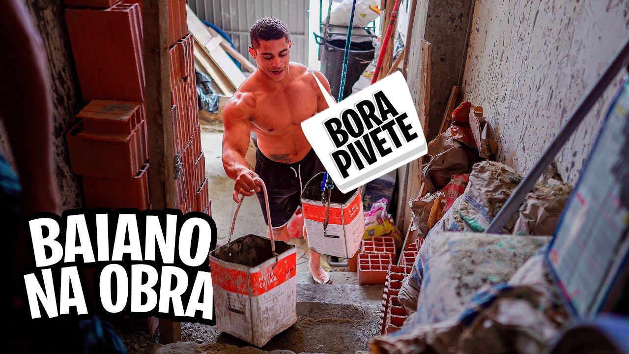 O PRIMEIRO DIA DE TRABALHO DO BAIANO NA OBRA