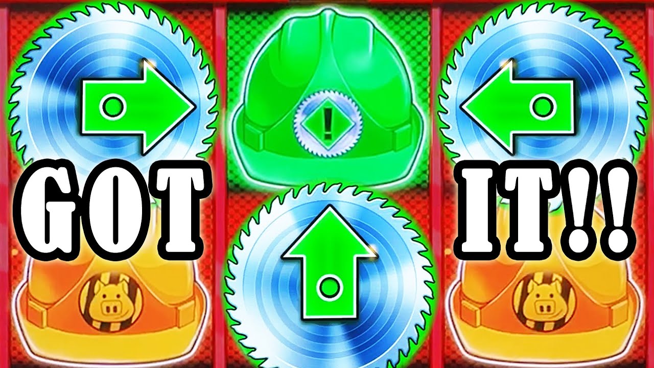Got the Green Hat! Huff n Puff High Rise Super Buzzsaw Feature! Back to Back Bonus, THREE 100x Wins!
