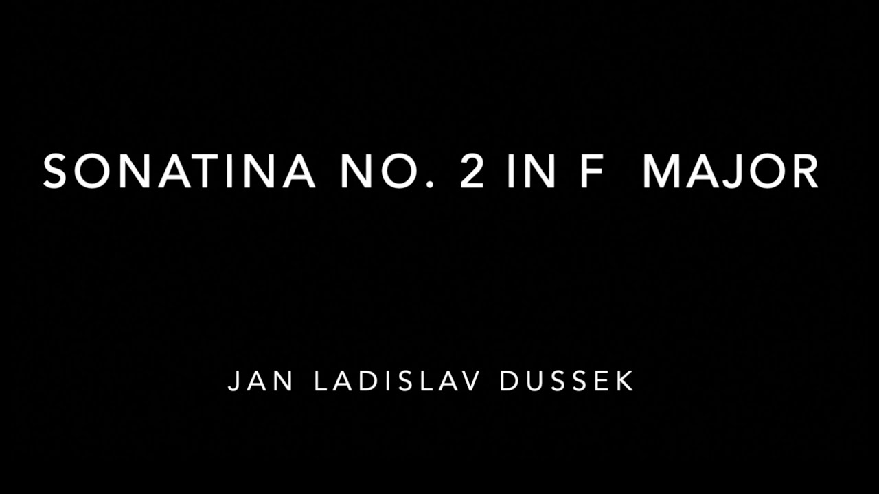 RCM Harp- Grade 8, List B. Dussek Sonatina No. 2