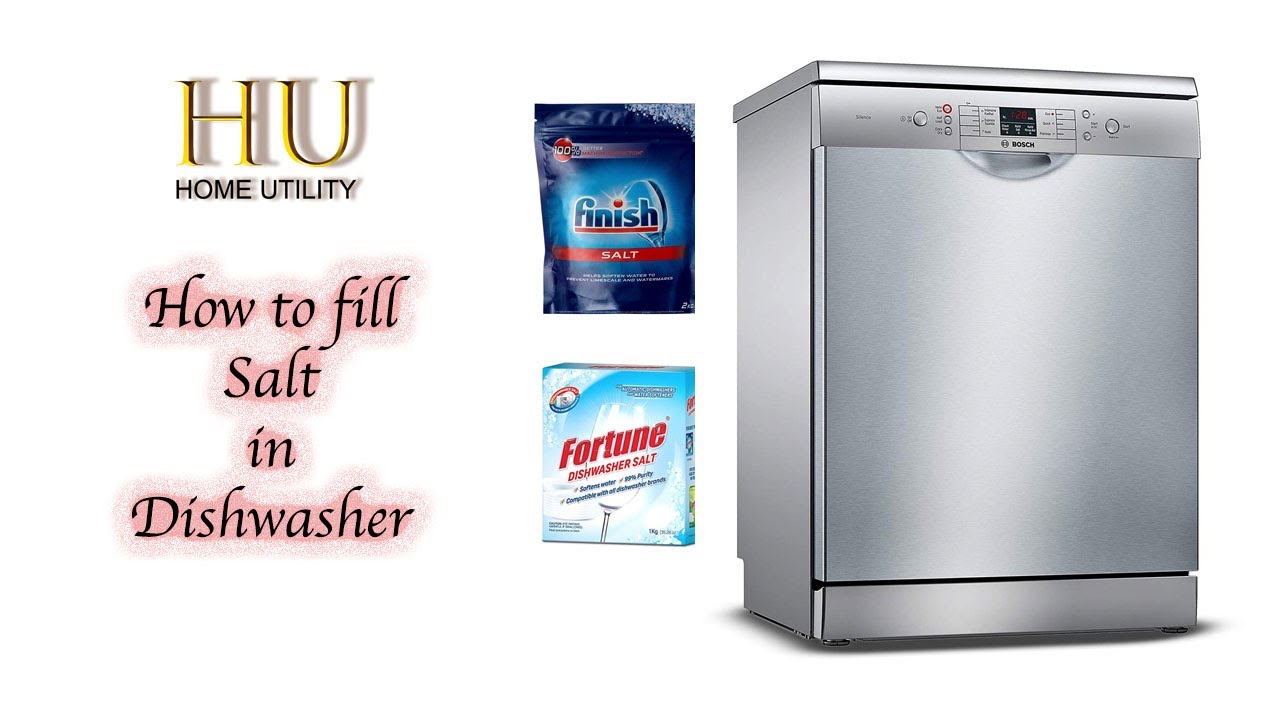 How to fill Salt in Dishwasher (BOSCH DISWASHER SMS66GI01I)