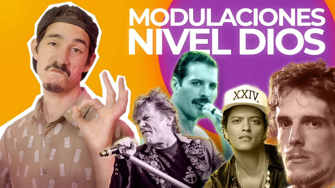 CAMBIOS DE TONO en 5 Canciones (Spinetta/Queen/IronMaiden/BrunoMars/Hisaishi)