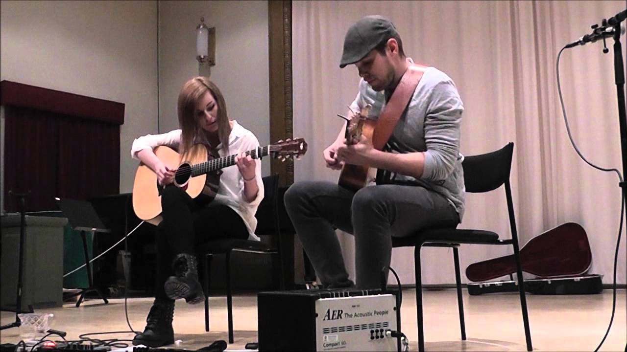 (Tommy Emmanuel) Waltzing Matilda - Gabriella Quevedo & Emil Ernebro (LIVE)