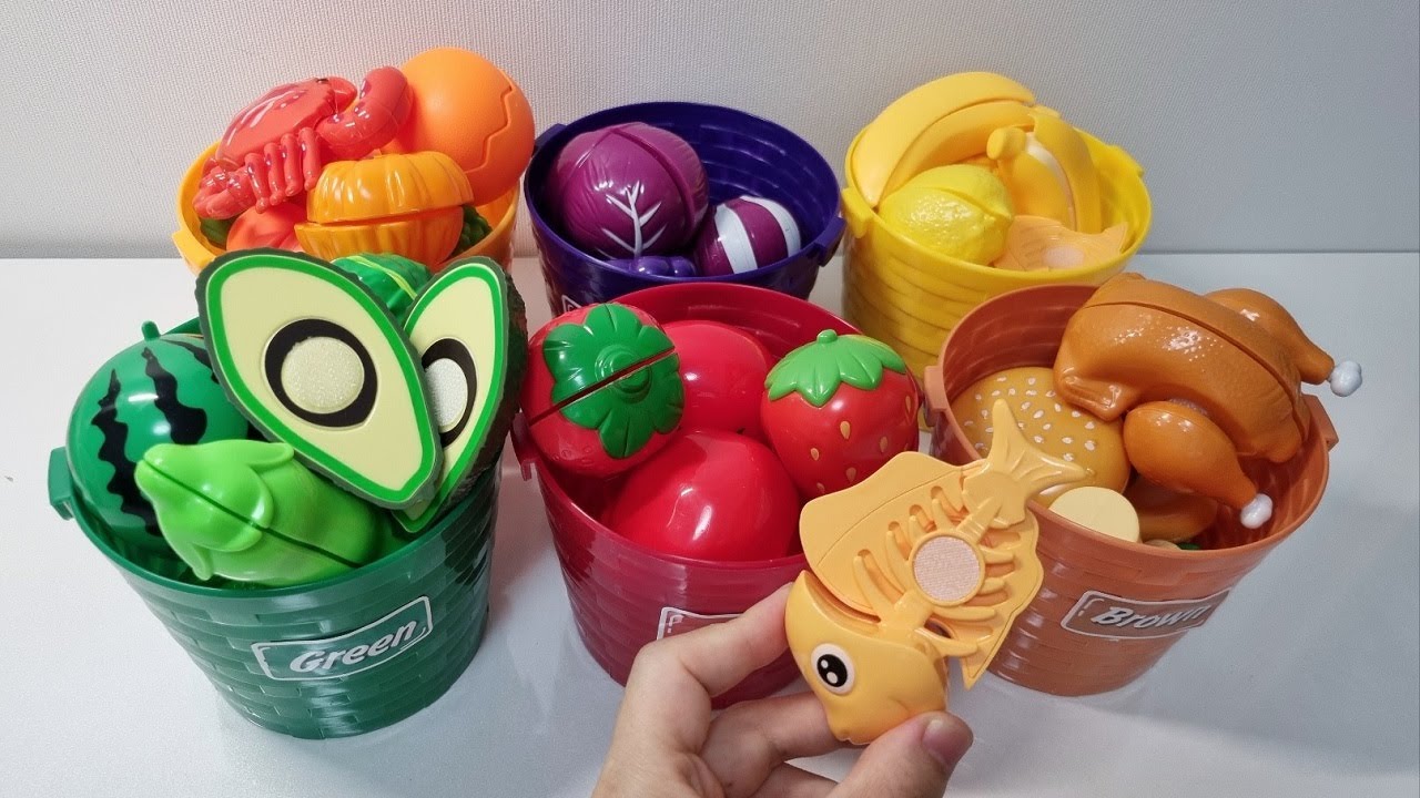 [TOY ASMR] Unboxing colorful kitchen play (알록달록 주방놀이 언박싱)