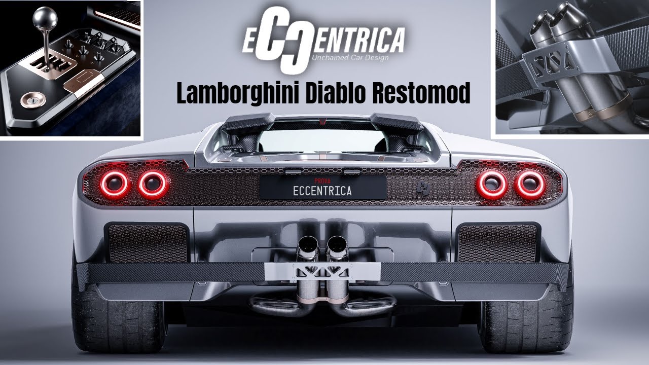 Lamborghini Diablo Restomod By Eccentrica Cars