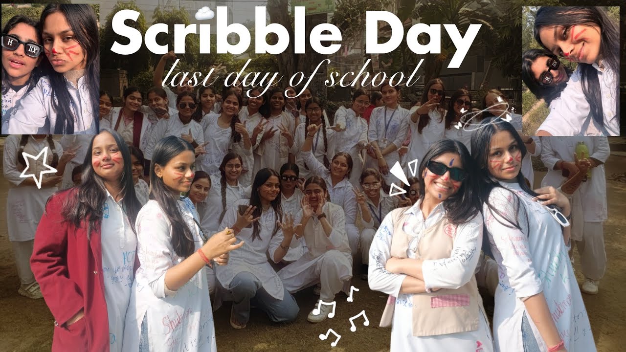 scribble day vlog♡° last day of school📚