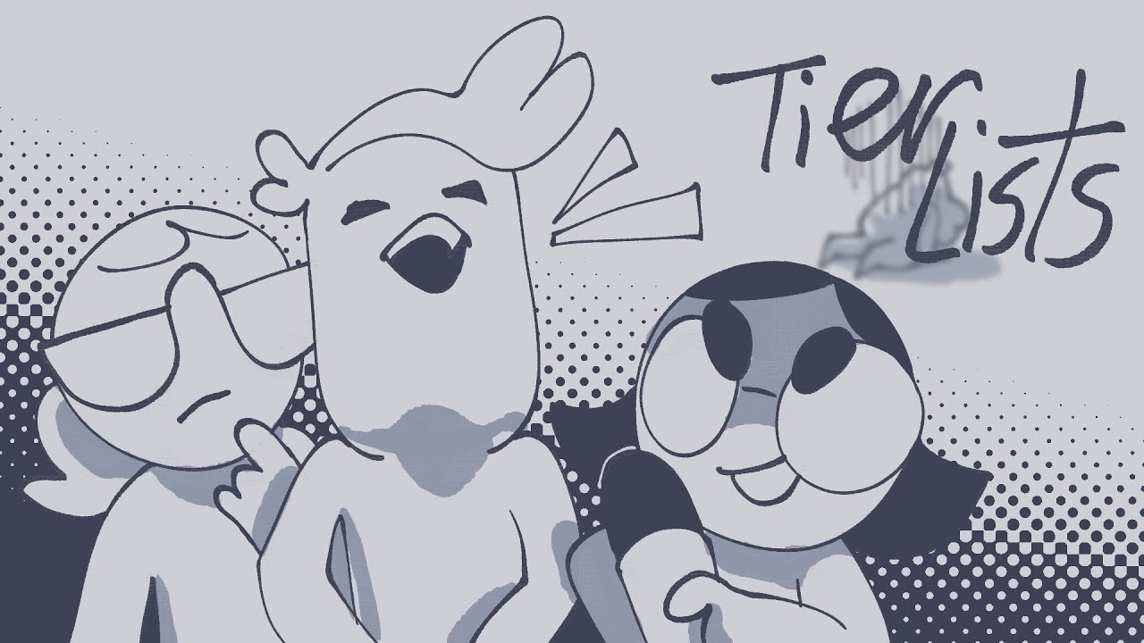 Drawfee's Tier List Shenanigans while Nathan sulks in the background