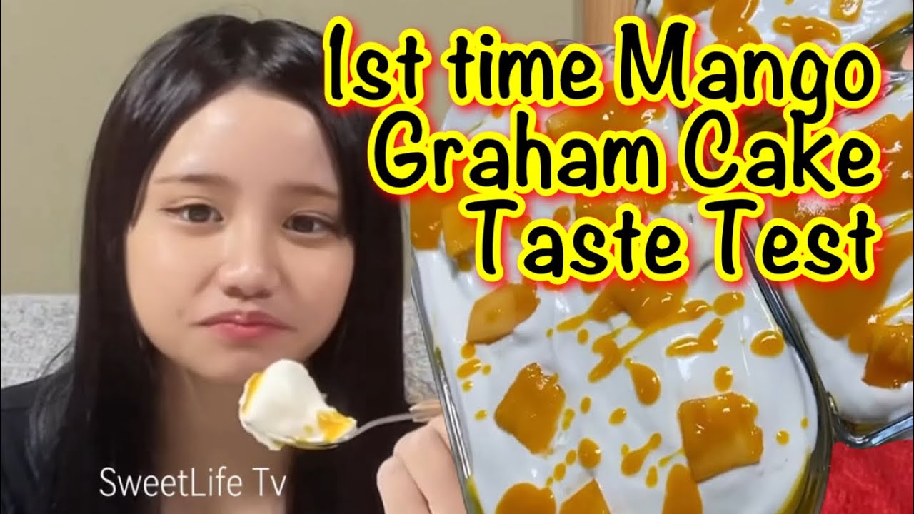 1st Time Mango Graham taste with Asuka