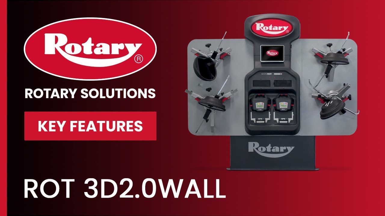 Rotary Cтенды «сход-развал» 3D ROT 3D2.0WALL - Key Features