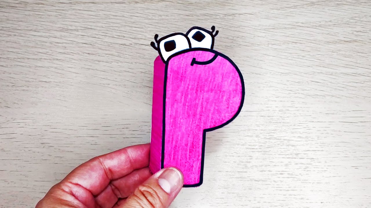Cool Craft | Paper Alphabet Lore P