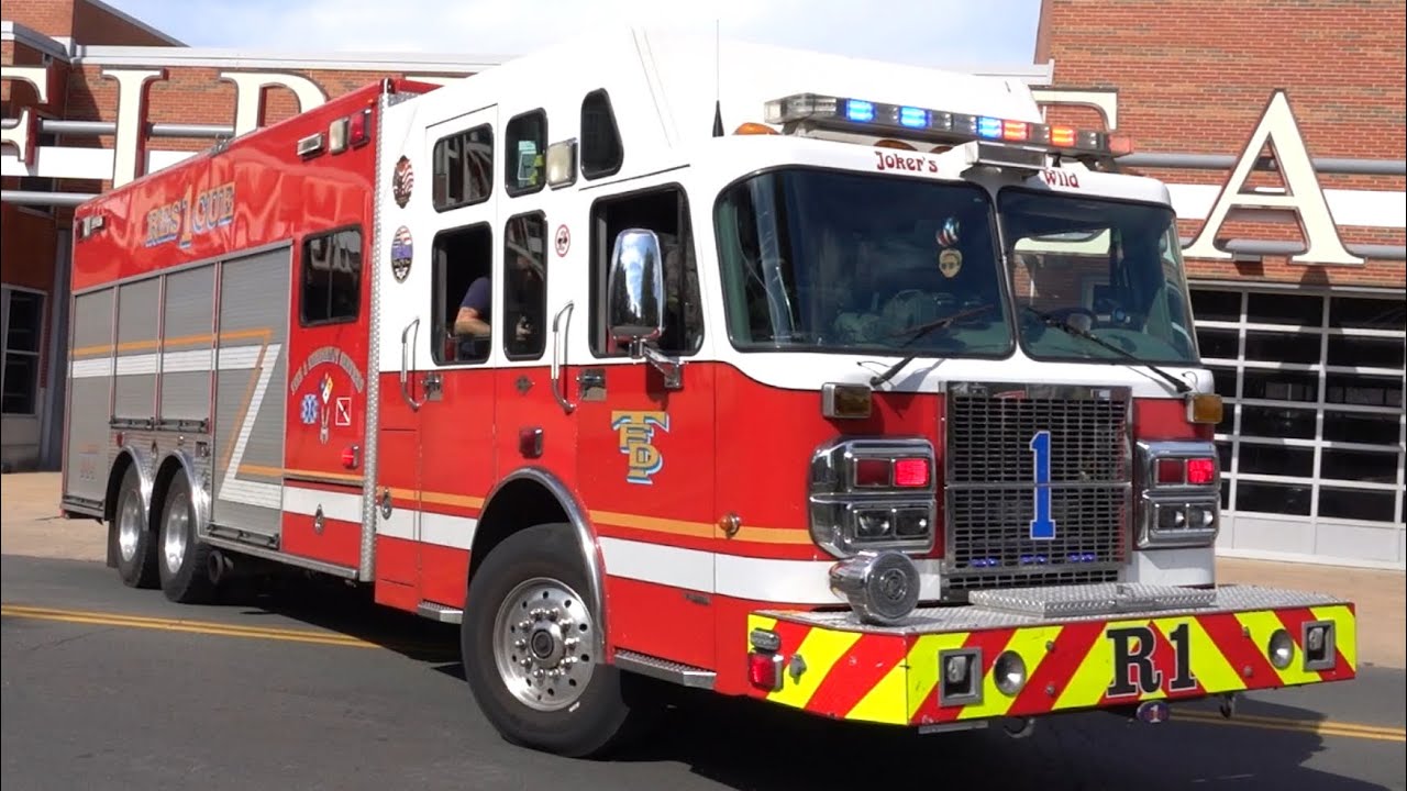 Trenton Fire Department Brand New Engine 10, Rescue 1 & South Battalion Responding 10/18/25 (2)