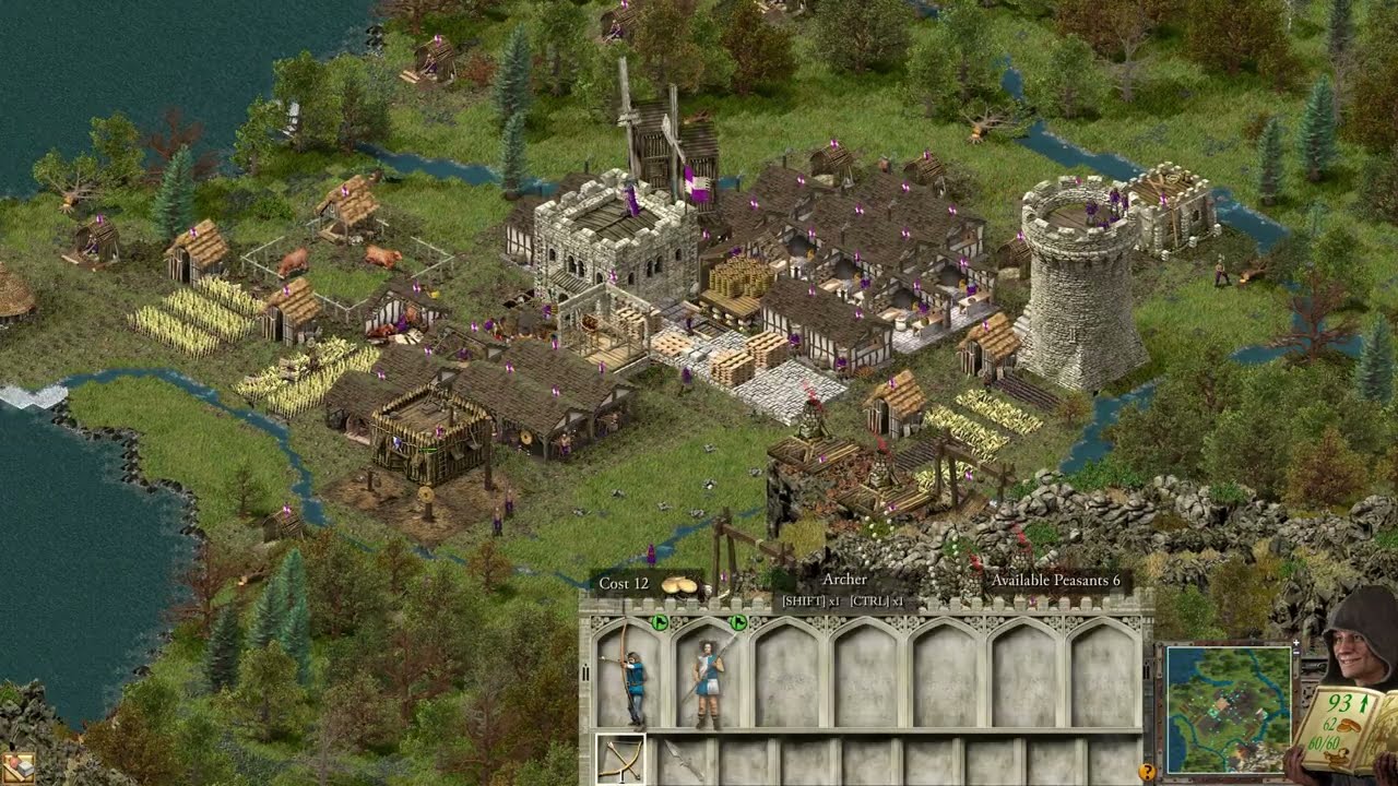 Stronghold Definitive Edition - 8P FFA EUROPA MAP | Multiplayer Gameplay