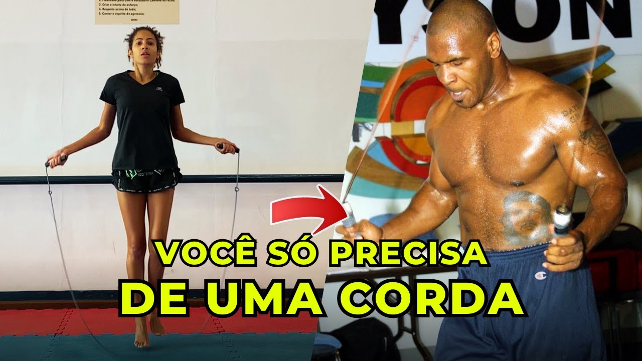 Treino INTENSO com CORDA para ganhar GÁS e CONDICIONAMENTO