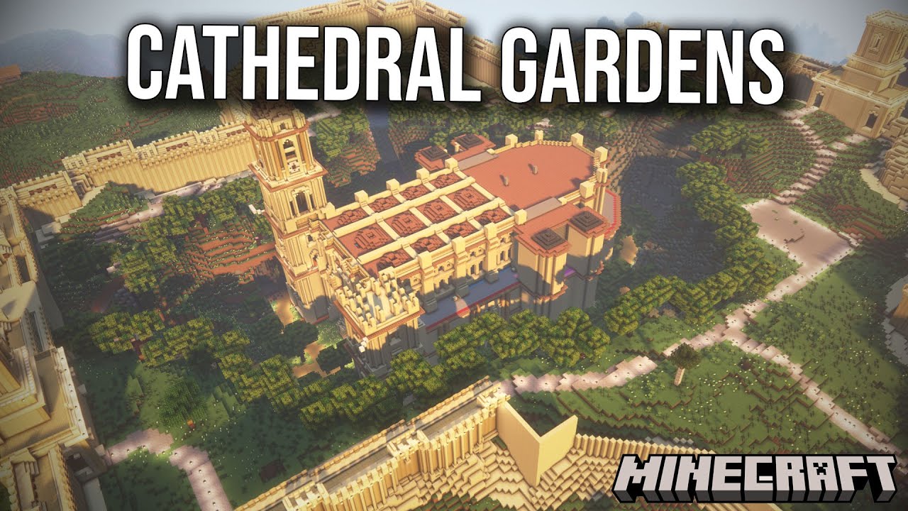 Я построил самый детализированный соборный сад в истории Minecraft.