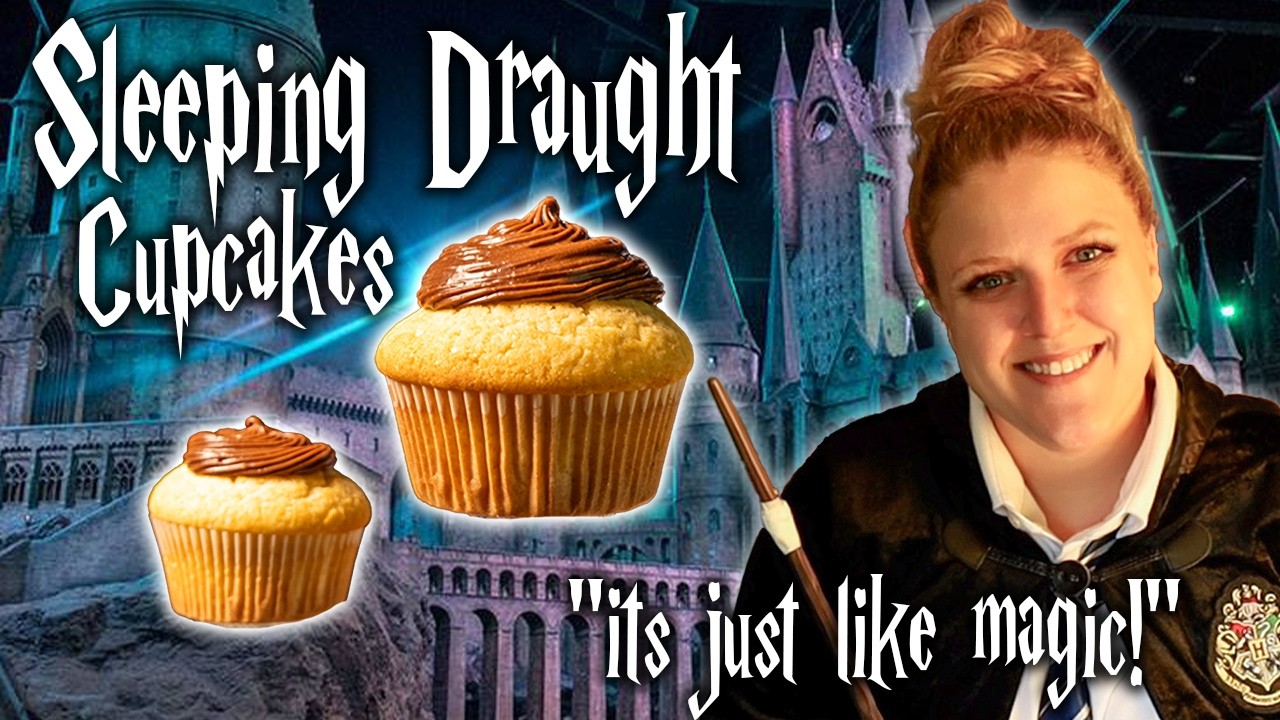 Harry Potter's Secret Sleeping Draught Cupcakes Recipe ✨ Fictional Feasts