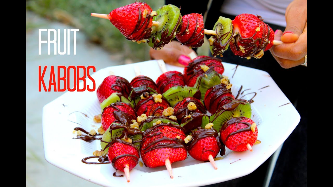 Chocolate Fruit Kabobs Recipe