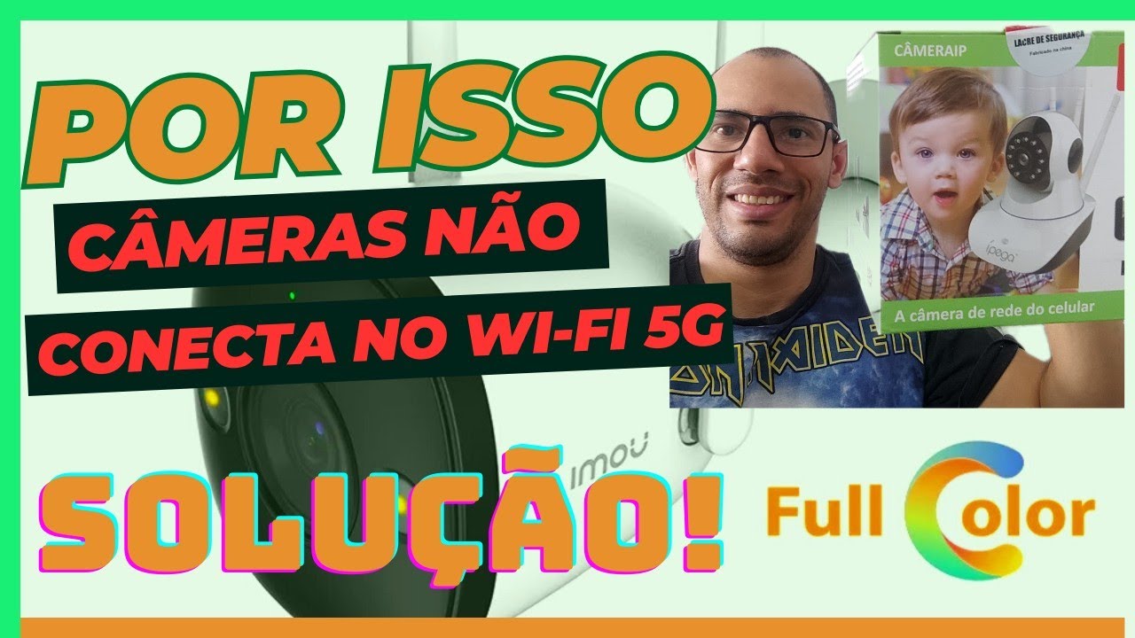 CAMERA IP NÃO FUNCIONA  NO 5G?  COMO CONECTAR NO WIFI CORRETAMENTE