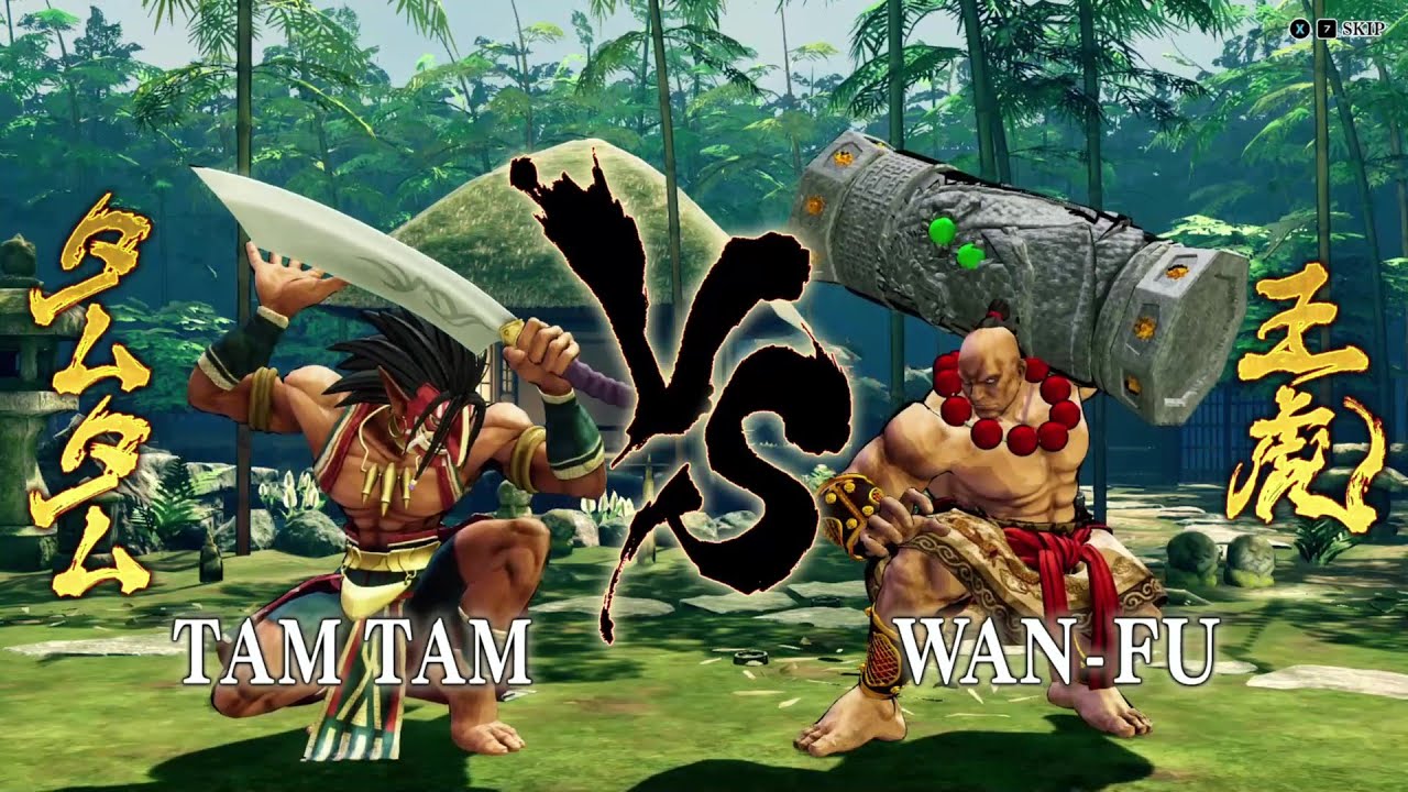Samurai Shodown - Tam Tam VS Wan-Fu