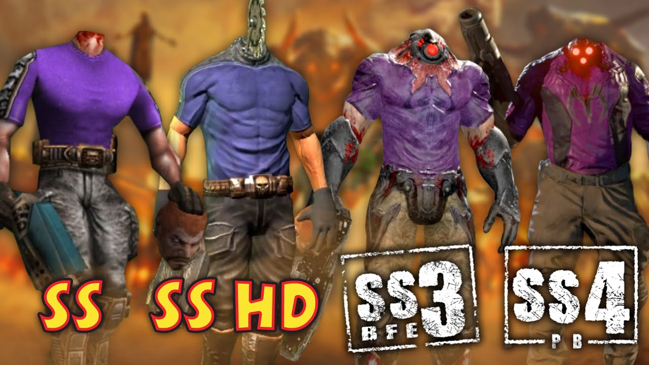 [COMPARISON] Evolution of enemies from Serious Sam game series (Classic vs HD vs 3 vs 4)
