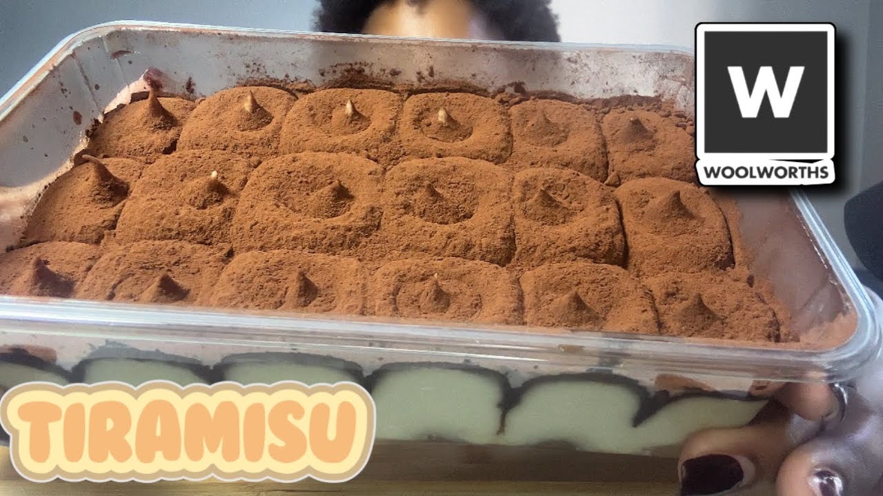 Давайте съедим Woolies Tiramisu😋✨|Южноафриканский мукбанг 🇿🇦 🔥